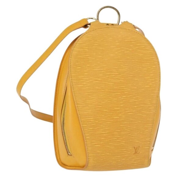 LOUIS VUITTON Epi Mabillon Backpack Yellow M52239 LV Auth 150563 main image 14